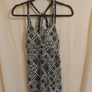 Pink Republic Black and White Halter